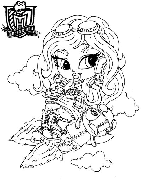 Monster High Babies For Coloring Part 1