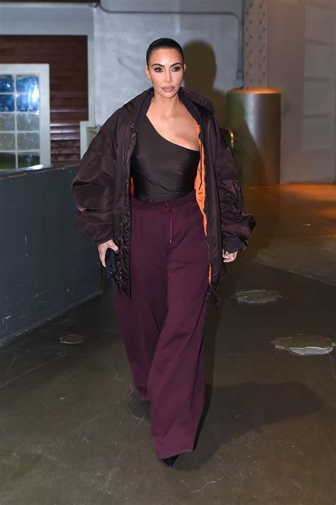 Kim Kardashian Just Wore The 2021 Version Of A Bomber Jacket Who What Wear Uk