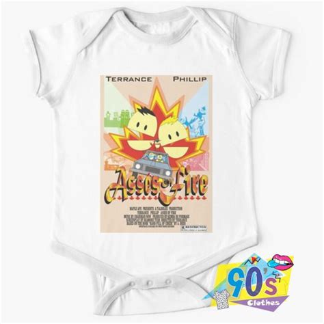 Asses Of Fire Terrance And Phillip Baby Onesie On Sale