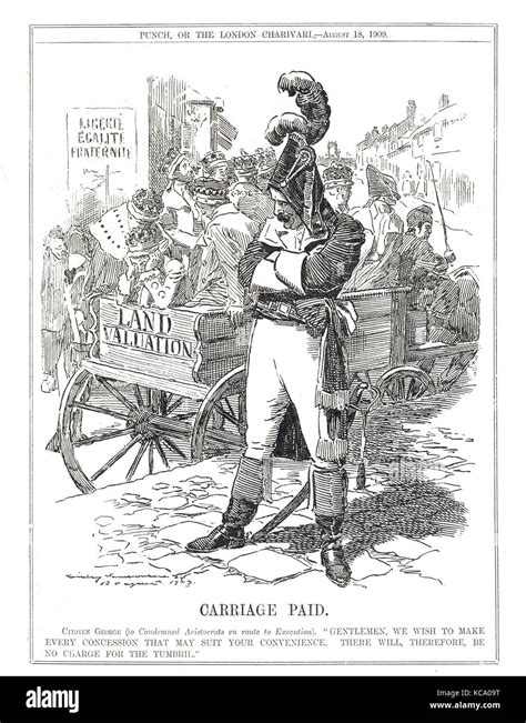David Lloyd George Portrayed As A French Revolutionary Citoyen George