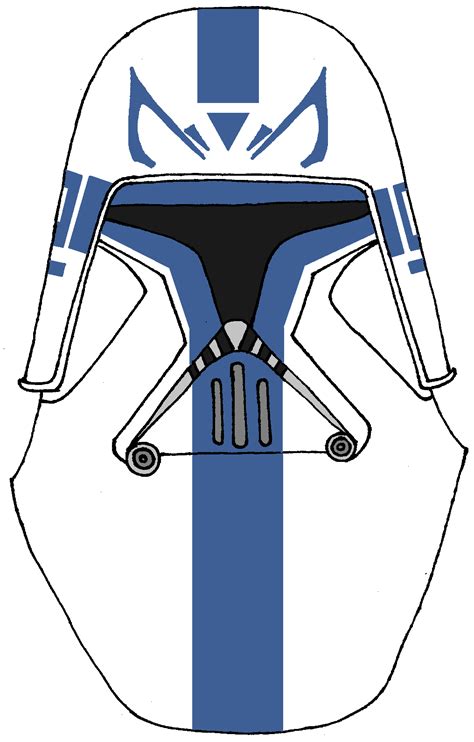 Clone Trooper Captain Rexs Helmet 2 Star Wars Helmet Star Wars