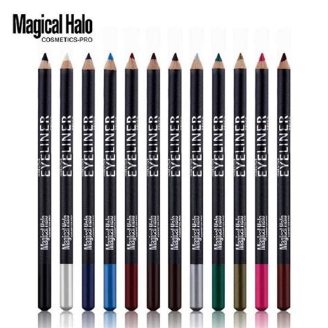 12pcsset Magical Halo 12 Colors Colorful Eyeliner Pencil Long Lasting