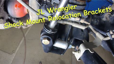 Metalcloak Front Shock Mount Relocation Brackets For Jl Wrangler Or Jt