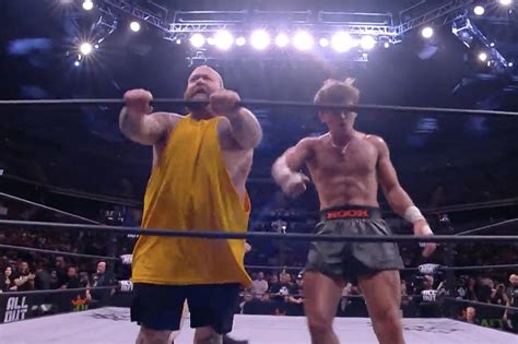 Action Bronson Body Slams Angelo Parker At Aew Event Watch Xxl
