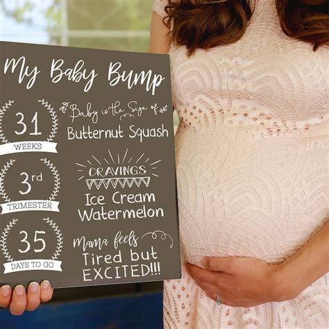 chalkboard pregnancy etsy