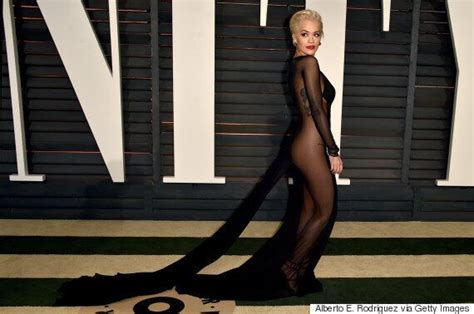 Rita Ora Forgets Her Underwear In Uber Revealing Dress At Vanity Fair