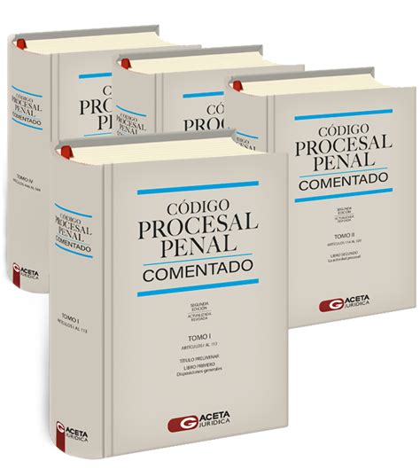 Código Procesal Penal Comentado 4 Tomos · Jurista Editores