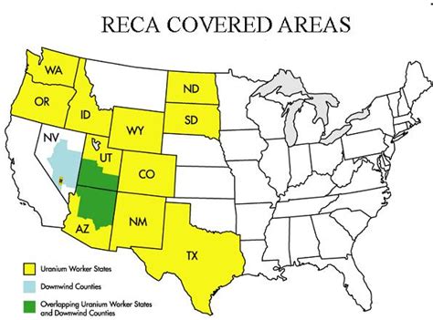 Type in an address or place name, enter coordinates or click the map to define your search area (for advanced map tools, view the help documentation), and/or choose a date. Radiation Exposure Compensation Act (RECA) "Downwinders ...