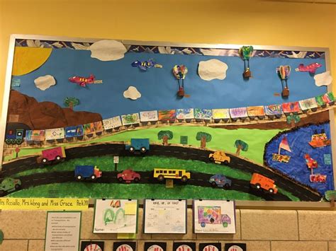 Transportation Theme Bulletin Board Preschool Art Projects