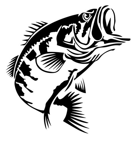 Free Largemouth Bass Svg Largemouth Bass Fish Royalty Free Vector