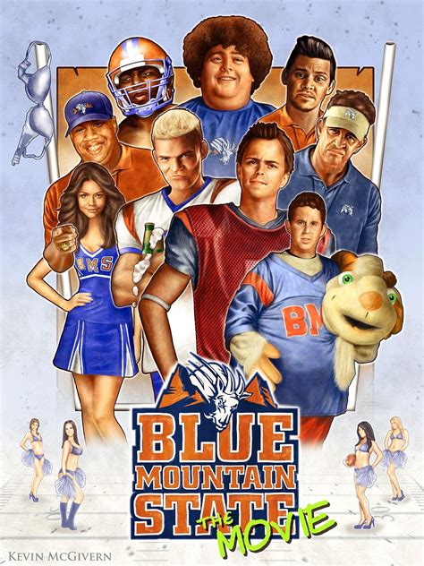 Three incoming freshmen attending midwestern college football powerhouse blue mountain state must quickly adapt to college life and juggle football, girls, classes and nonstop hazing. Blue Mountain State Movie Poster | Blue mountain state ...