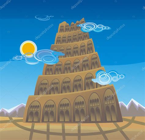 Tower Of Babel — Stock Vector © Tandemich 3424981
