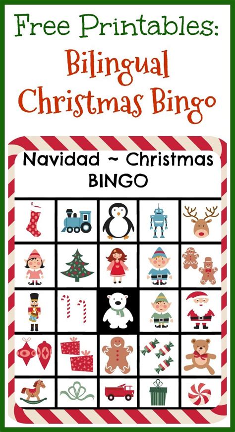 These cards consist of 27 squares, with 9 columns and 3 rows. Free Printables: Bilingual Christmas Bingo - LadydeeLG