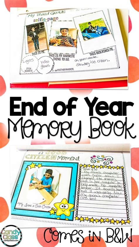 The End Of Year Memory Book Is Shown