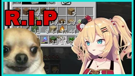 Haachamas Puppy Almost Die From Her Smelly Feet Minecraft Hololive