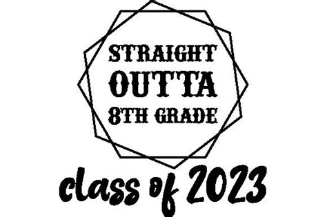 Straight Outta 8th Grade Class Of 2023 Graphic By Teeshop · Creative