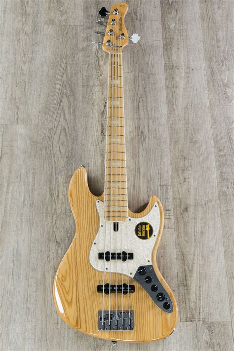 Sire Marcus Miller V7 5 String 2nd Gen Bass Swamp Ash Body Nt Natural