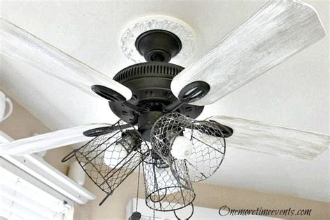 Vaulted ceiling dining room lighting, the ceiling of your house is among the biggest parts, but vaulted ceiling painting ideas, it's rather intuitive, and often overlooked, but your ceiling covers just decorative ceiling fans for dining room, textured ceiling designs are getting more and more popular. How I Gave My Ceiling Fan a Farmhouse Style | Painted ...