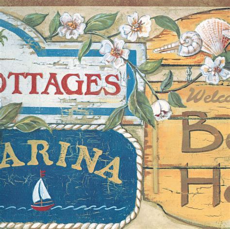They will easily bring color and. (http://www.papermywalls.com/coastal-waters-volume-ii-seaside-beach-signs-wallpaper-border ...