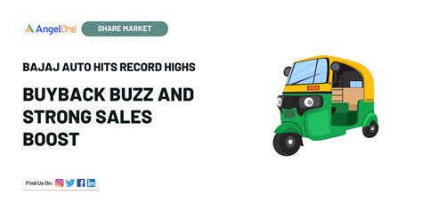 Bajaj Auto Hits Record Highs Buyback Buzz And Strong Sales Boost