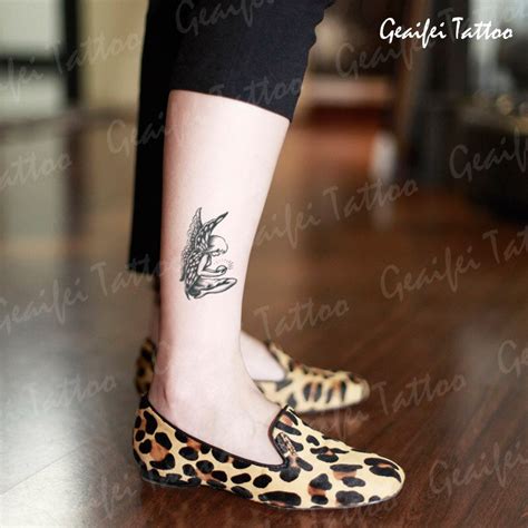 Temporary Tattoo Stickers Waterproof Women Men Sexy Products Angel Designs Body Ankle Small Fake