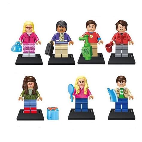 The Big Bang Theory Minifigures Sheldon Cooper Penny Lego Compatible Toy