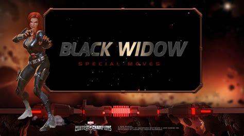 Black Widow Special Moves Marvel Contest Of Champions Youtube