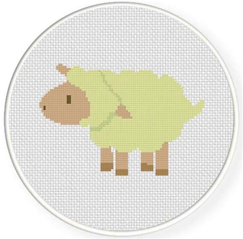 Save on counted cross stitch patterns! Sheep Cross Stitch Pattern - Daily Cross Stitch