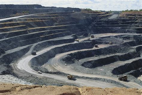 Uranium mining and its effects on the environment is a major concern today. Ranger Uranium Mine - Stock Image - C012/2968 - Science ...