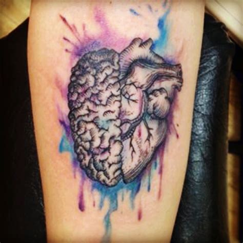 Details 72 Half Brain Half Heart Tattoo Best Ineteachers