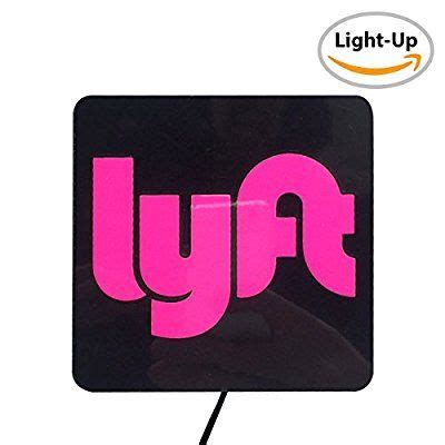 Led Lyft Sign Light Up Lyft Sign Lyft Glow Sign Lyft Driver Sign Led Light Professional