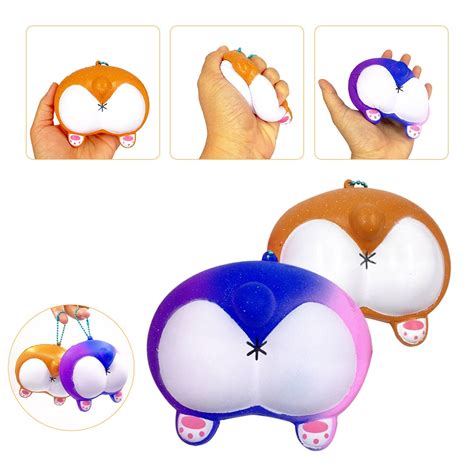 Fashion Ass Slow Rising Squeeze Toy Stress Reliever Funny T