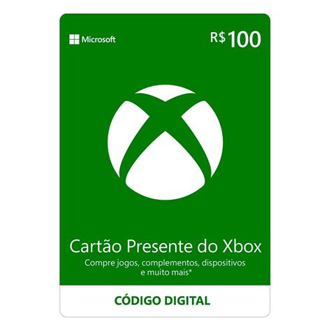 T Card Xbox 100 Reais Código Digital Boletando