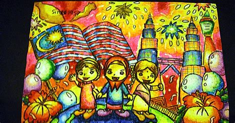National day holiday celebration and observances in malaysia calendar. Merdeka drawing and coloring | Blog with Yan