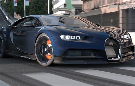 Wallpaper HDR Bugatti Car Hot Speed Game FM7 UHD Chiron Forza