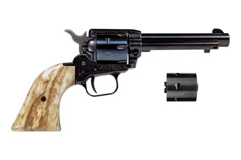 Heritage Rough Rider Lr Mag Combo Revolver With Inch Barrel And Stag Grips