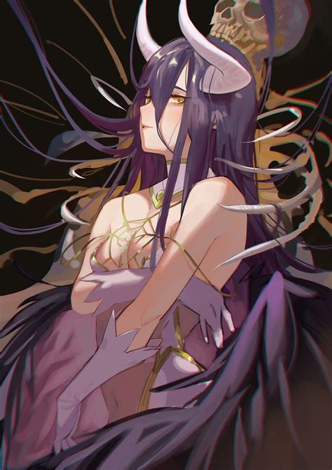 Overlord Albedo By Krin Anime Drawings Anime Fantasy Anime