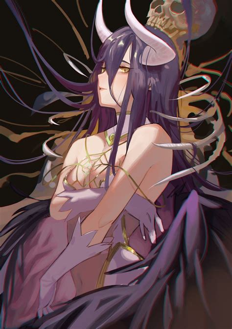 Overlord Albedo By Krin Charakterdesign Coole Zeichnungen Anime Fantasie