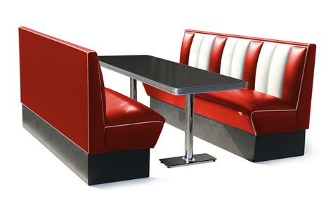 Retro Furniture Diner Booth Hollywood Eight Seater Set