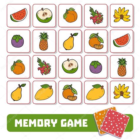 Trivial para niños de 6 a 8 años para imprimir enséñale a jugar al trivial. Imágenes: tarjetas de frutas | Memoria de juego para niños ...