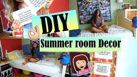 diy summer room decor tumblr and pinterest inspired youtube