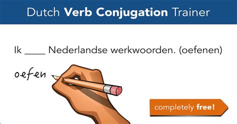 Dutch Verb Conjugation Trainer Learn Dutch Online