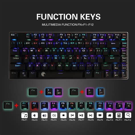 Mua E Element Z 88 Rgb 60 Mechanical Gaming Keyboard Blue Switch Led