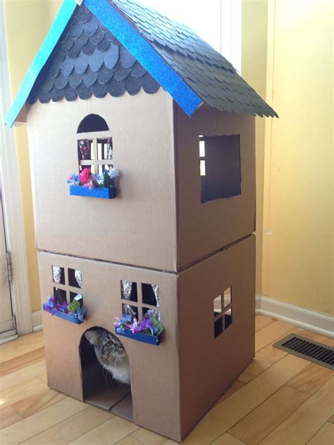25 Genius Cute And Ludicrous Cardboard Cat Houses To Inspire You