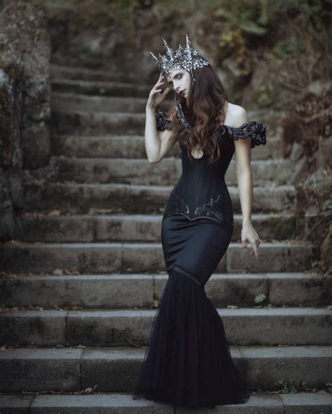 Royal Black Couture And Corsetry On Instagram Dark Queen