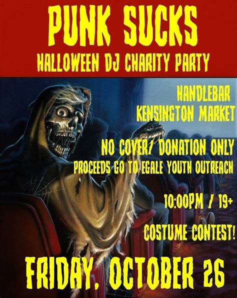 Punk Sucks Halloween Dj Charity Party