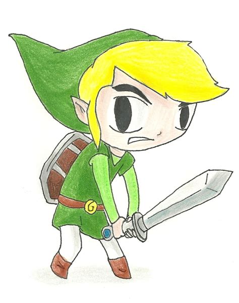 Toon Link The Legend Of Zelda Fan Art 28317128 Fanpop