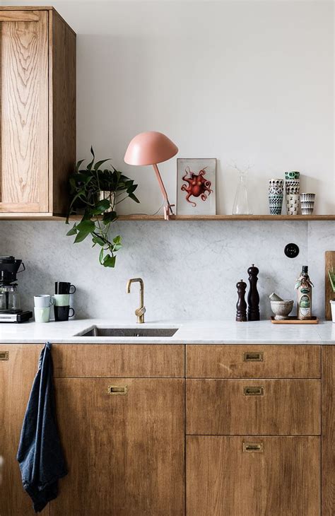 Kitchen In Marble And Wood Coco Lapine Design Interior Design