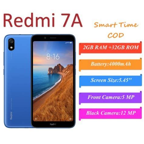 Xiaomi Mi Redmi 7a Global Version 545 Smartphone Face Unlock 2gb Ram
