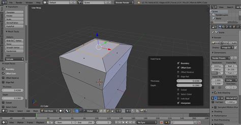 Shortcut To Mesh Editing Tool Settings In Blender Oded Maoz Erells